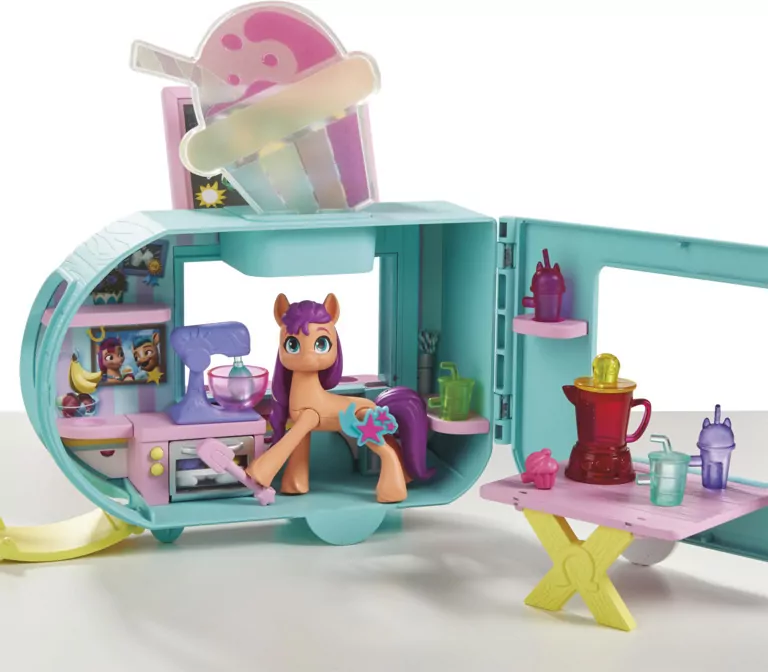 MY LITTLE PONY Sunny Starscout i ciężarówka ze Smoothie, pojazd z figurką - tantis.pl