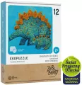 Ekopuzzle dwuelementowe Dinozaury i ich dzieci - tantis.pl