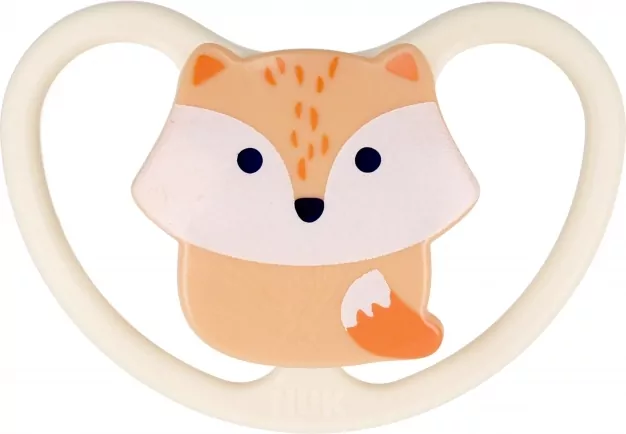 NUK. Space. Smoczki. 0-6 miesięcy. Lis i tęcza - tantis.pl