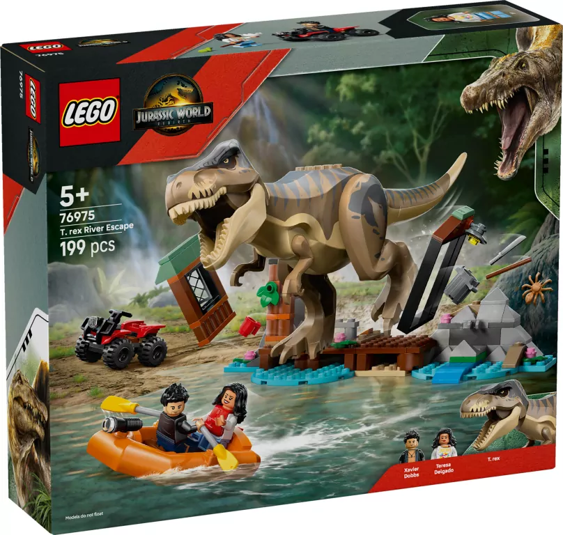 LEGO® Jurassic World. Ucieczka rzeką przed tyranozaurem 76975 - tantis.pl