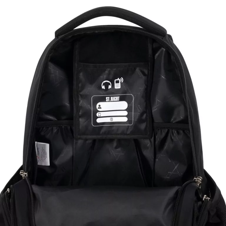 Plecak 3-komorowy Black Vintage - tantis.pl