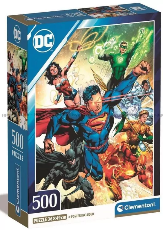 Puzzle 500 Compact Dc Comics Justice League - tantis.pl