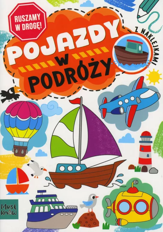 Kolorowanka a4 ruszamy w drogę - pojazdy w podróży - tantis.pl