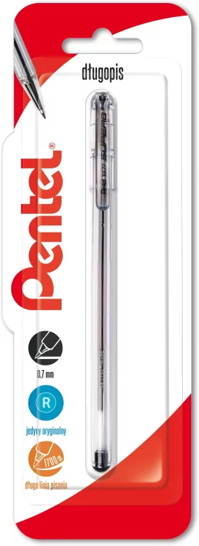 Długopisy SuperB BK77 czarny 1 szt. - tantis.pl