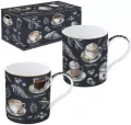 Kubek porcelanowy w ozdobnym pudełku 350ml 2szt - tantis.pl