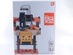 Warsztat z narzędziami 3w1, 78 elementów