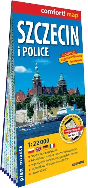 Szczecin i Police. Plan miasta 1:22 000 - tantis.pl