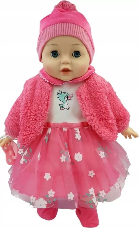 Lalka bobas mówi i śpiewa zamyka oczy 45cm - tantis.pl