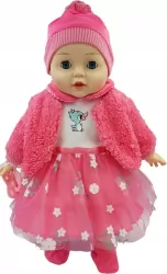 Lalka bobas mówi i śpiewa zamyka oczy 45cm