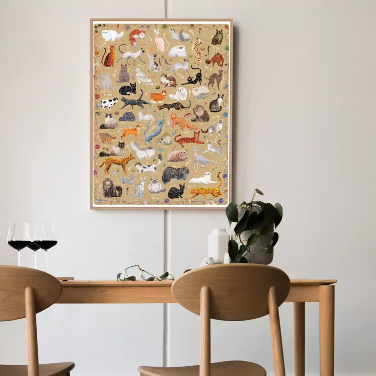 CzuCzu. Puzzlove. Koty 1000 el. - tantis.pl