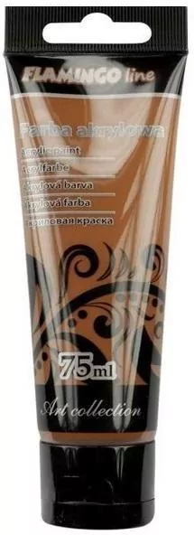 Farba akrylowa 75ml 085 jasnobrązowa - tantis.pl