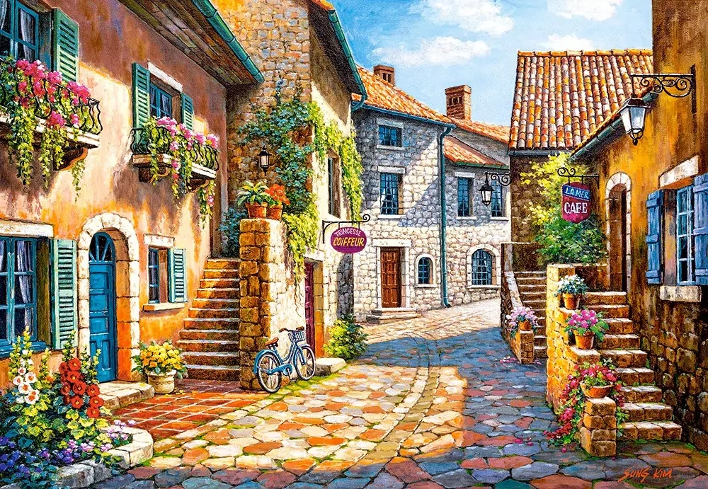 Puzzle 1000. Rue de Village - tantis.pl
