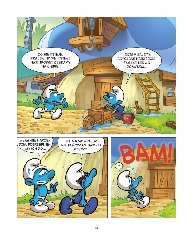 Smerf, który miał dość pożyczania swoich rzeczy. Smerfy i świat emocji. Tom 12 - tantis.pl