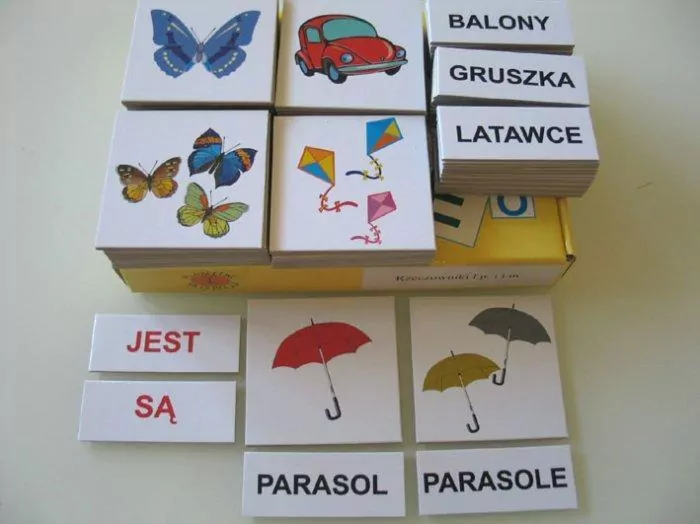 Zestaw dydaktyczny. Rzeczowniki l.poj., l. mn. - tantis.pl