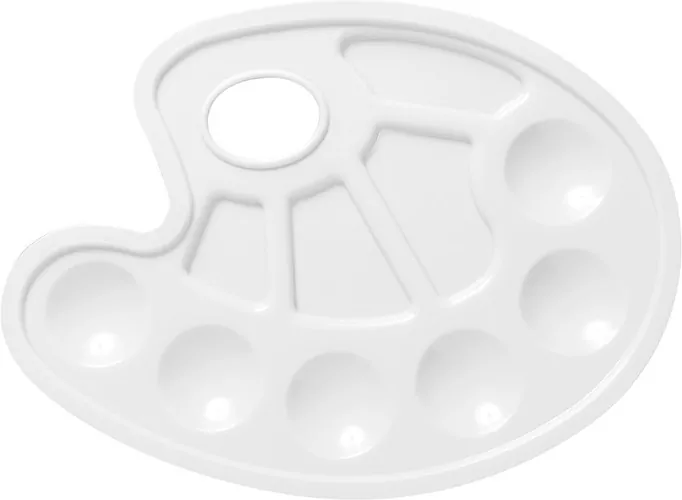 Paleta malarska plastikowa 17x23 cm - tantis.pl