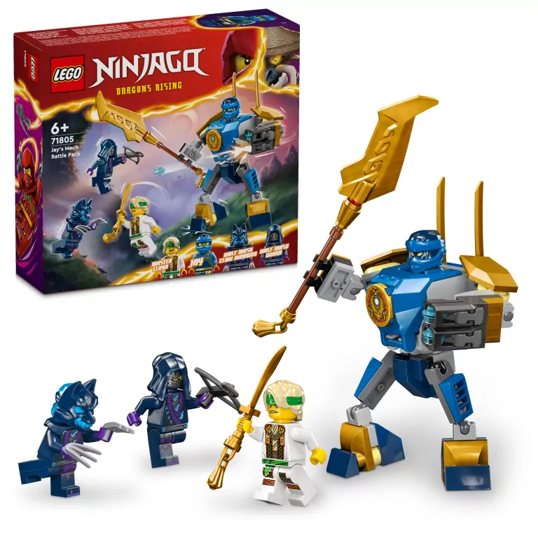 LEGO® NINJAGO®. Zestaw bitewny z mechem Jaya 71805 - tantis.pl
