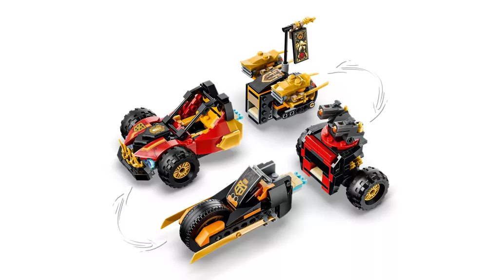 LEGO® Wielofunkcyjne pojazdy Kaia i Cole’a 71864 - tantis.pl