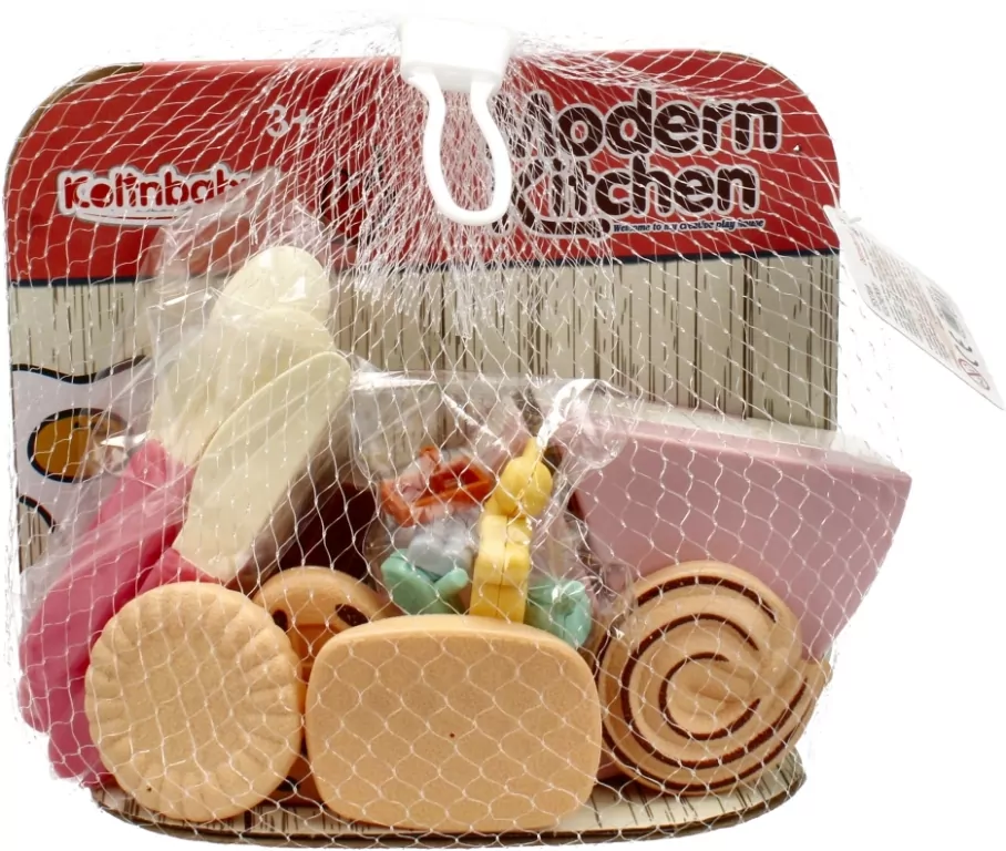 Zestaw kuchenny różowy w siatce Mega Creative 511357 - tantis.pl