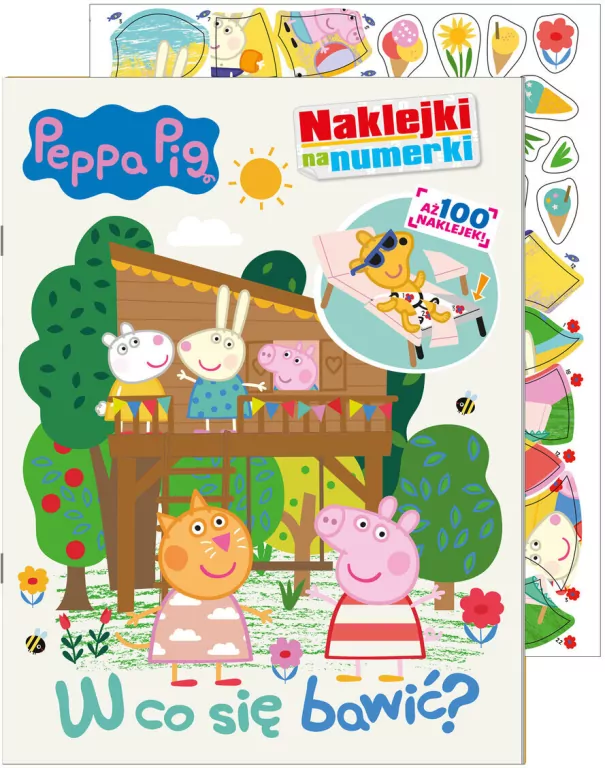 Peppa Pig. W co się bawić? Naklejki na numerki cz. 4 - tantis.pl