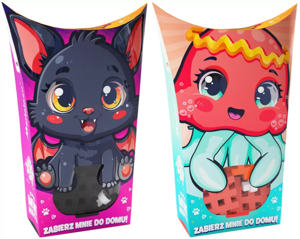 Pakiet: Nietoperz. Pocket Pets. Mini Waffle/Meduza. Pocket Pets. Mini Waffle - tantis.pl