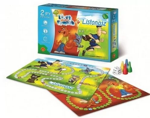 Gry planszowe: Listonosz / Lisek Urwisek - tantis.pl