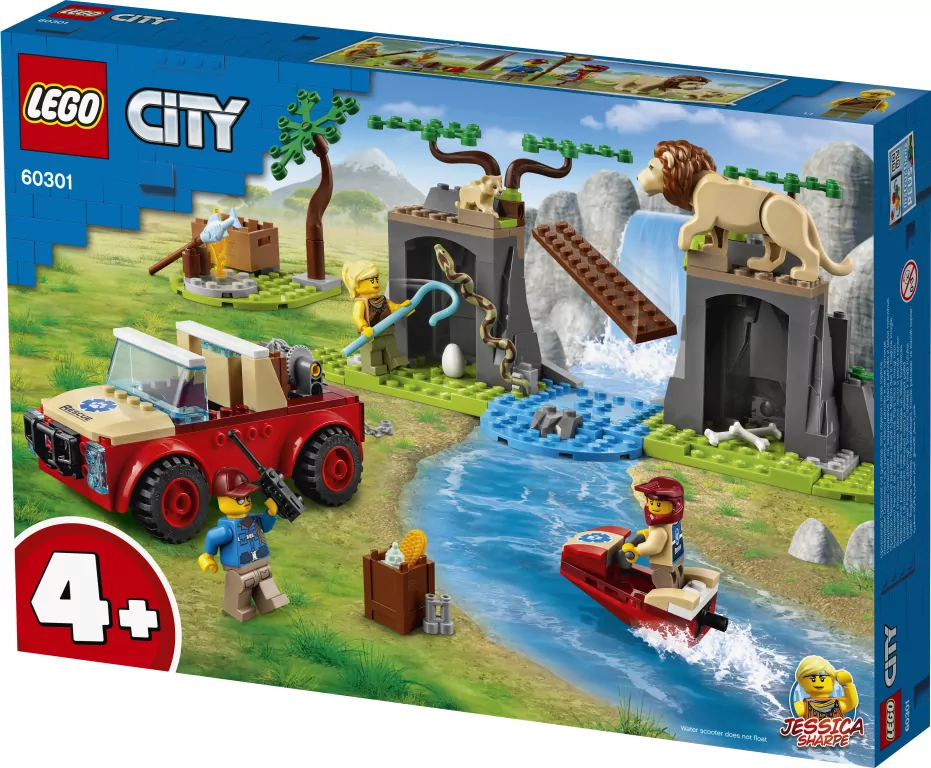 LEGO® City. Terenówka ratowników dzikich zwierząt. 60301 - tantis.pl