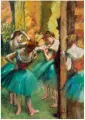 Puzzle 1000 Różowa i zielona tancerka, Degas - tantis.pl