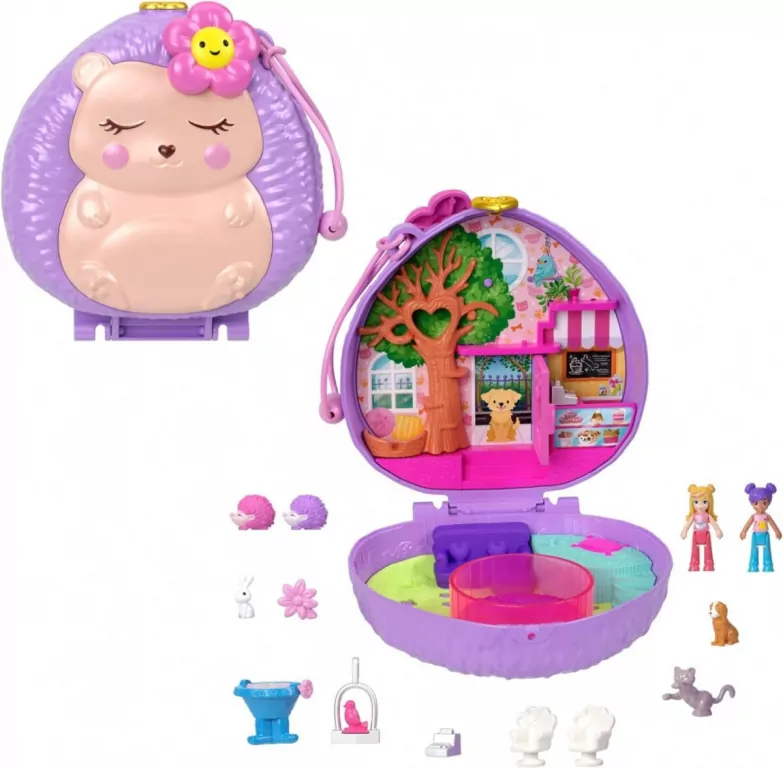 Polly Pocket zestaw Kawiarenka jeżyka HRD37 - tantis.pl