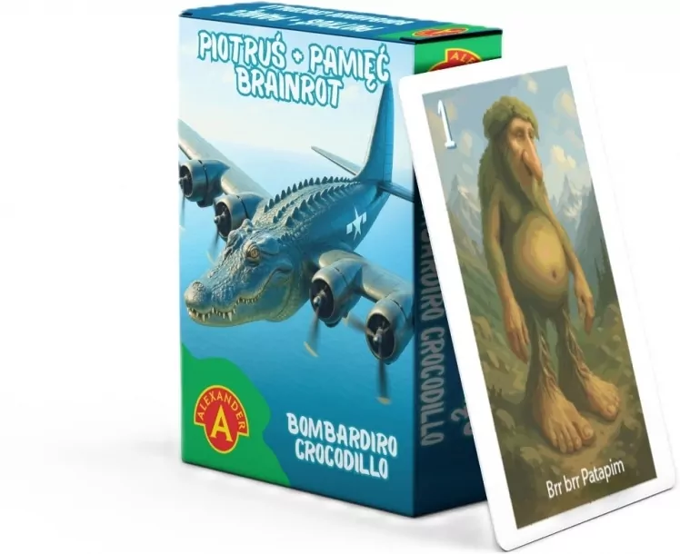 Piotruś i pamięć Brainrot BombardiroCrocodilloALEX - tantis.pl