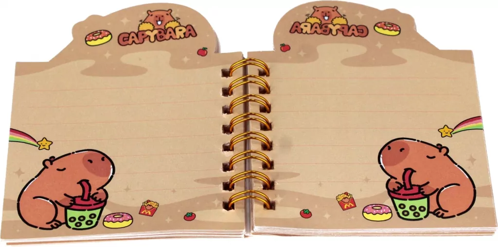 Notes na spirali A7. Kapibara - tantis.pl
