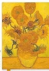 Notatnik quatro linia TW Słoneczniki Van Gogh - tantis.pl