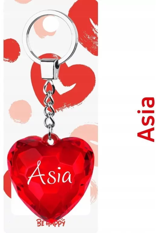 Brelok Serce Asia - tantis.pl