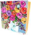 Torebka ozdobna matowa 35x37x12cm Pszczoły - tantis.pl