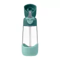 B.Box. Bidon tritanowy ze słomką. 450 ml. Emerald Forest - tantis.pl