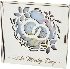 PAMIATKA SLUB PUDELKO 160X150 DRE NER PDSL-010OG - tantis.pl