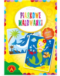 Piaskowe malowanki. Syrenka i Delfin