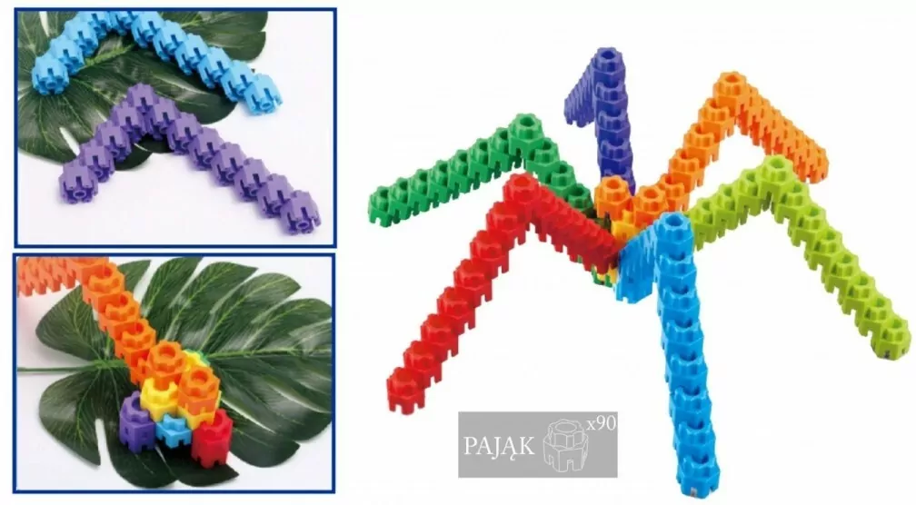 Klocki konstrukcyjne. 100 elementów - tantis.pl