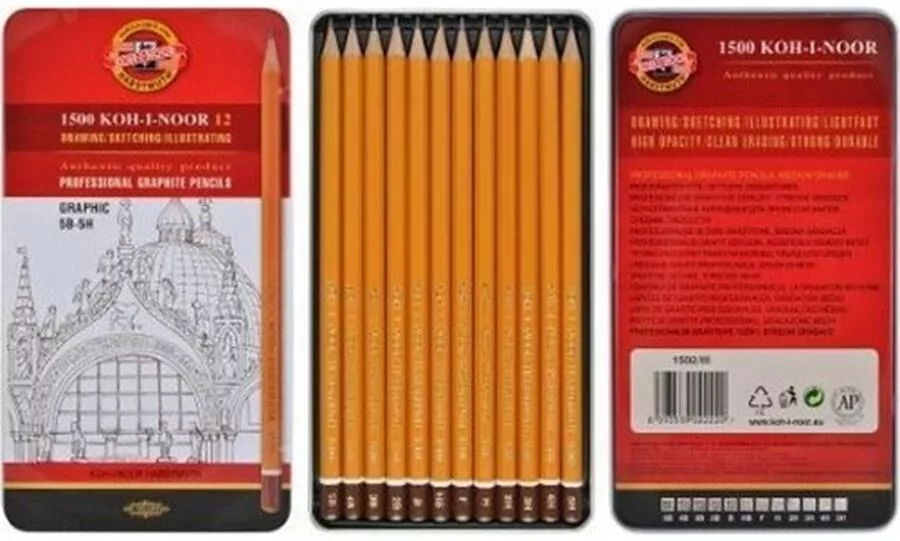 Ołówek grafitowy 1502/III 5B-5H - tantis.pl