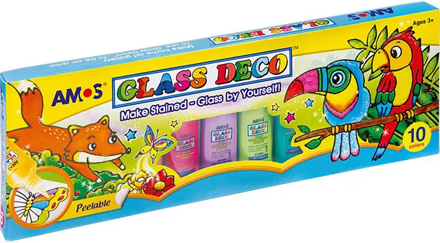 Farby witrażowe Glass Deco 10 kolorów - tantis.pl