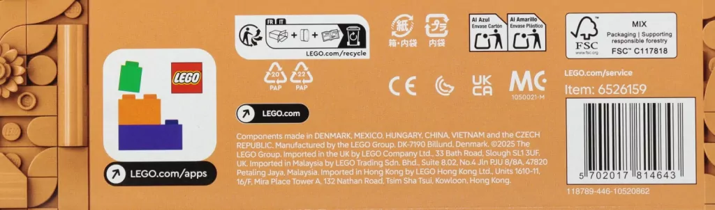 LEGO Botanicals, klocki. Mała orchidea - tantis.pl