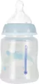 NUK. First Choice. Butelka ze smoczkiem. 150 ml. 0-6 miesięcy. Niebieska - tantis.pl