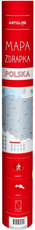 Mapa zdrapka. Polska 1:1 500 000 - tantis.pl
