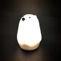 Lampka nocna LED zmieniajaca kolory miś polarny - tantis.pl