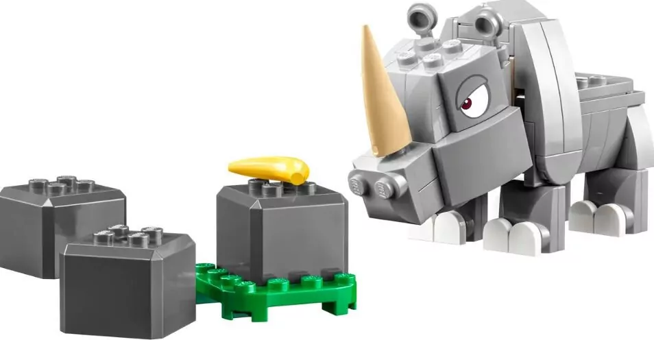 LEGO® Super Mario. Nosorożec Rambi — zestaw rozszerzający. 71420 - tantis.pl