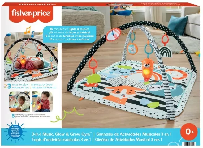 Fisher-Price Muzyczna mata edukacyjna 3w1 - tantis.pl