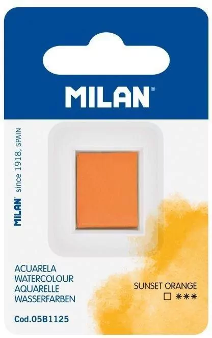 Farba akwarelowa w kostce pomarańcz zach słońca - tantis.pl