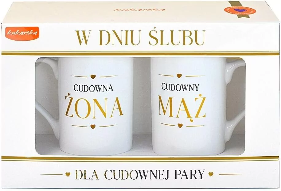 Kubek komplet Ślub - tantis.pl