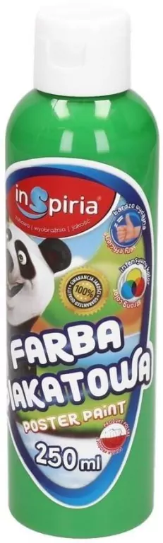 Farba plakatowa zielona 250ml - tantis.pl
