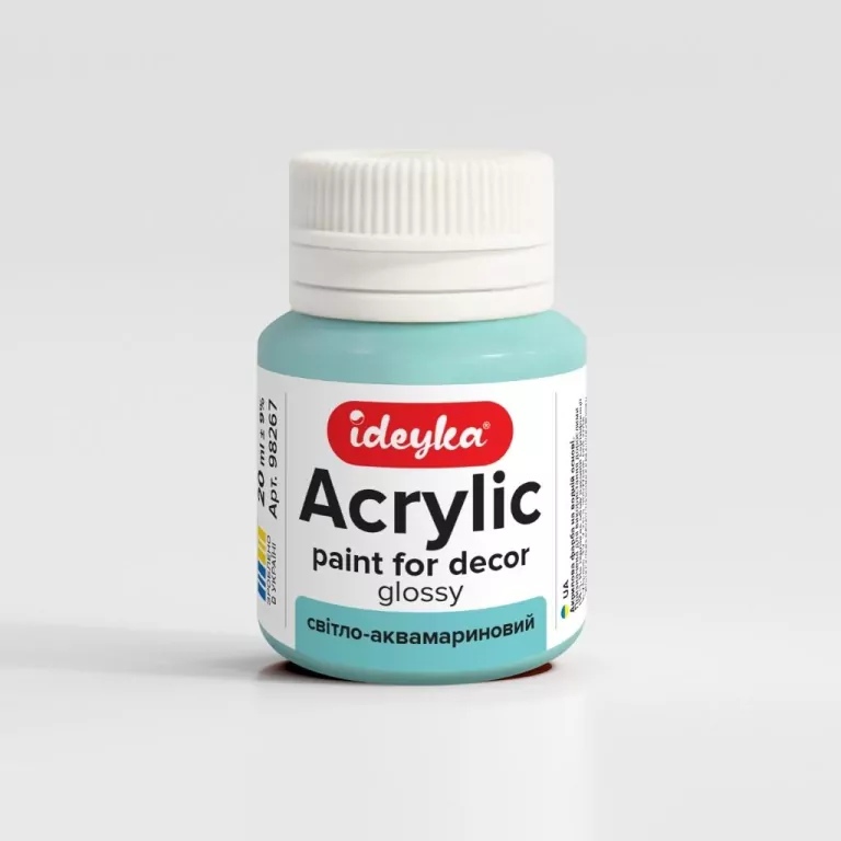 Farba akrylowa Jasny akwamaryn 20ml - tantis.pl