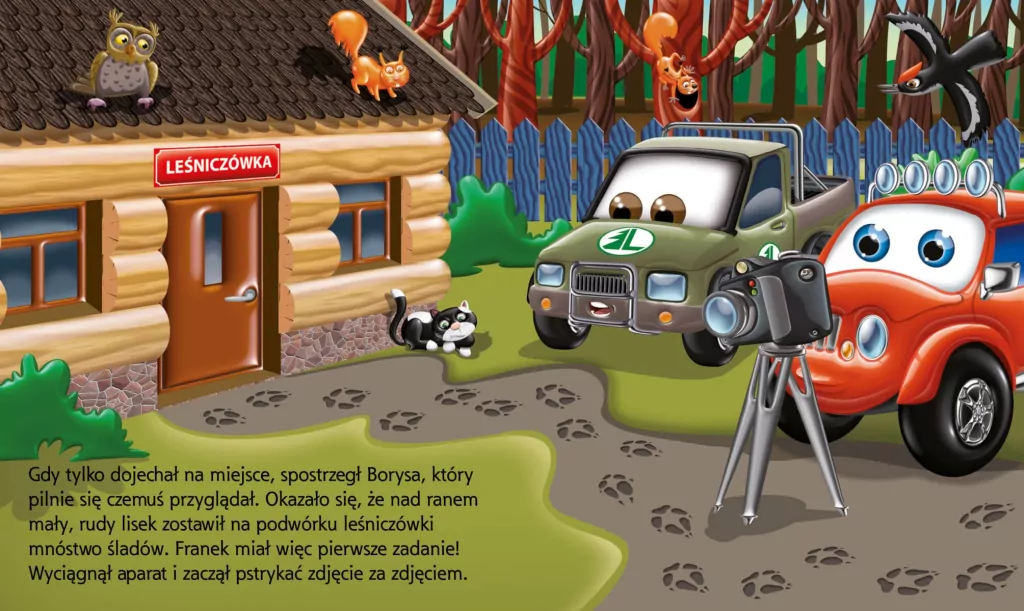 Tropy zwierząt. Samochodzik Franek - tantis.pl